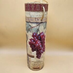 Fabrice De Villeneuve Saint Germain  Margaux Wine Presentation Empty Tube Decor